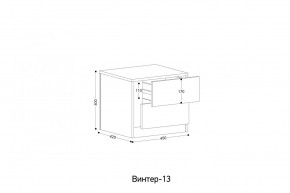 ВИНТЕР - 13 Тумба прикроватная в Березниках - berezniki.mebel24.online | фото 2