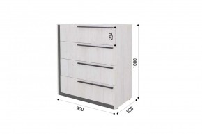 ВИНТЕР - 8 Комод 4 ящика в Березниках - berezniki.mebel24.online | фото 4