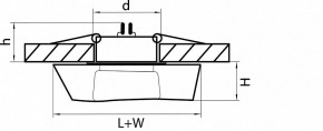 Встраиваемый светильник Lightstar Flutto 006430 в Березниках - berezniki.mebel24.online | фото 3