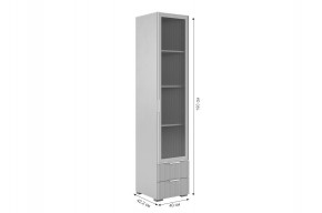 ЗЕФИР Гостиная К1 (белое дерево/белый муар) в Березниках - berezniki.mebel24.online | фото 5